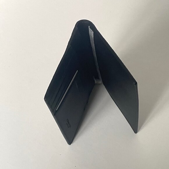 Coach Signature Passport Holder Card Case CW170 Black Charcoal Slim Wallet NWT - Picture 6 of 8